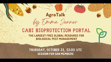 SAN AgroTalk | CABI BioProtection Portal