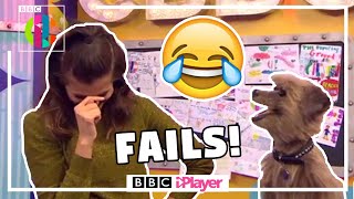 Funny BLOOPERS with Hacker T Dog  ‌| CBBC