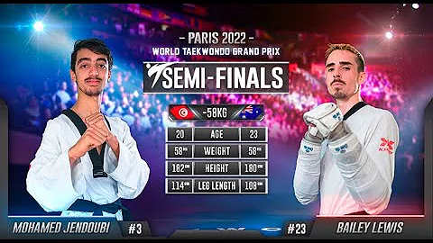 231 SF M  58kg TUN JENDOUBI M  AUS LEWIS B | Paris...