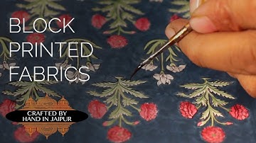 Crafted by Hand in Jaipur, India - Volume 2 Block Printed Fabrics