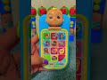 CUTE COCOMELON LEARNING PHONE TOY #cocomelon #trending #toys #shortvideo #viral #shorts