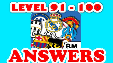 Guess Football Club ? Level 91 - 100 - All Answers - Walkthrough ( By Bosphorus Mobile )