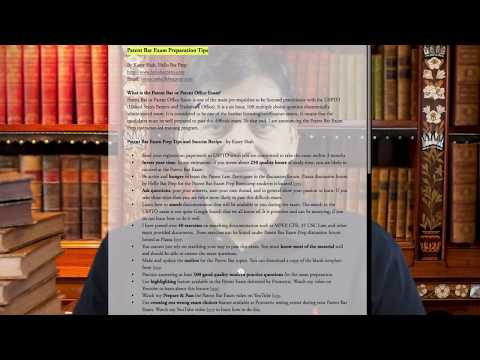 patent-bar-exam-preparation-and-exam-taking-tips---by-kasey-shah