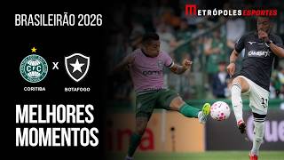 Coritiba 1 x 1 Botafogo | Melhores Momentos | Brasileirão 2026