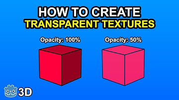 How to Create a Transparent Texture in Godot 4 (3D)