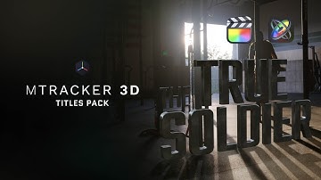 mTracker 3D Titles Pack - Collection of Trackable 3D Titles for mTracker 3D - MotionVFX