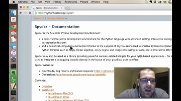 Spyder Download and Configuration for Mac