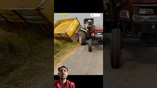 Mahindra arjun novo tractor ki load trolley khet mai palat gyi #farming #mahindra #tractor #vlog