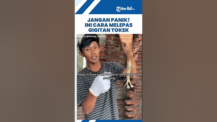 Cara Melepas Gigitan Tokek #shorts