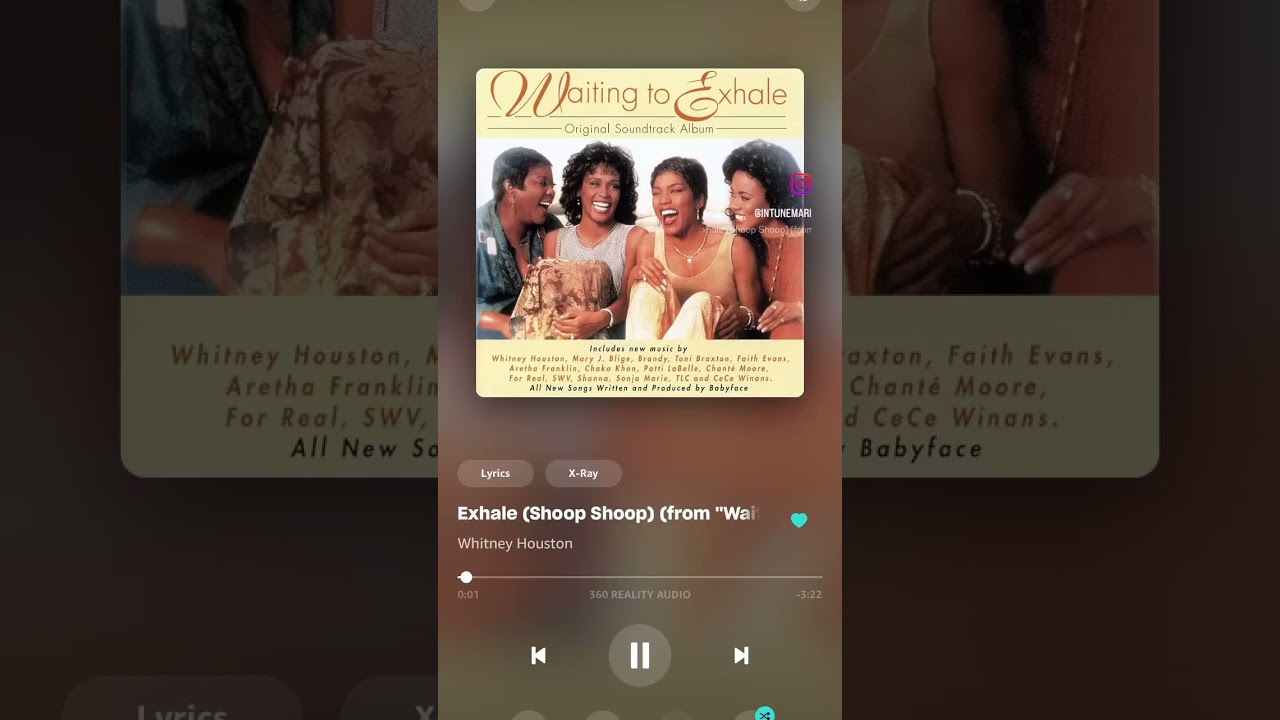 Whitney Houston - Exhale (Shoop Shoop) (From “Waiting to Exhale” - Original Soundtrack)