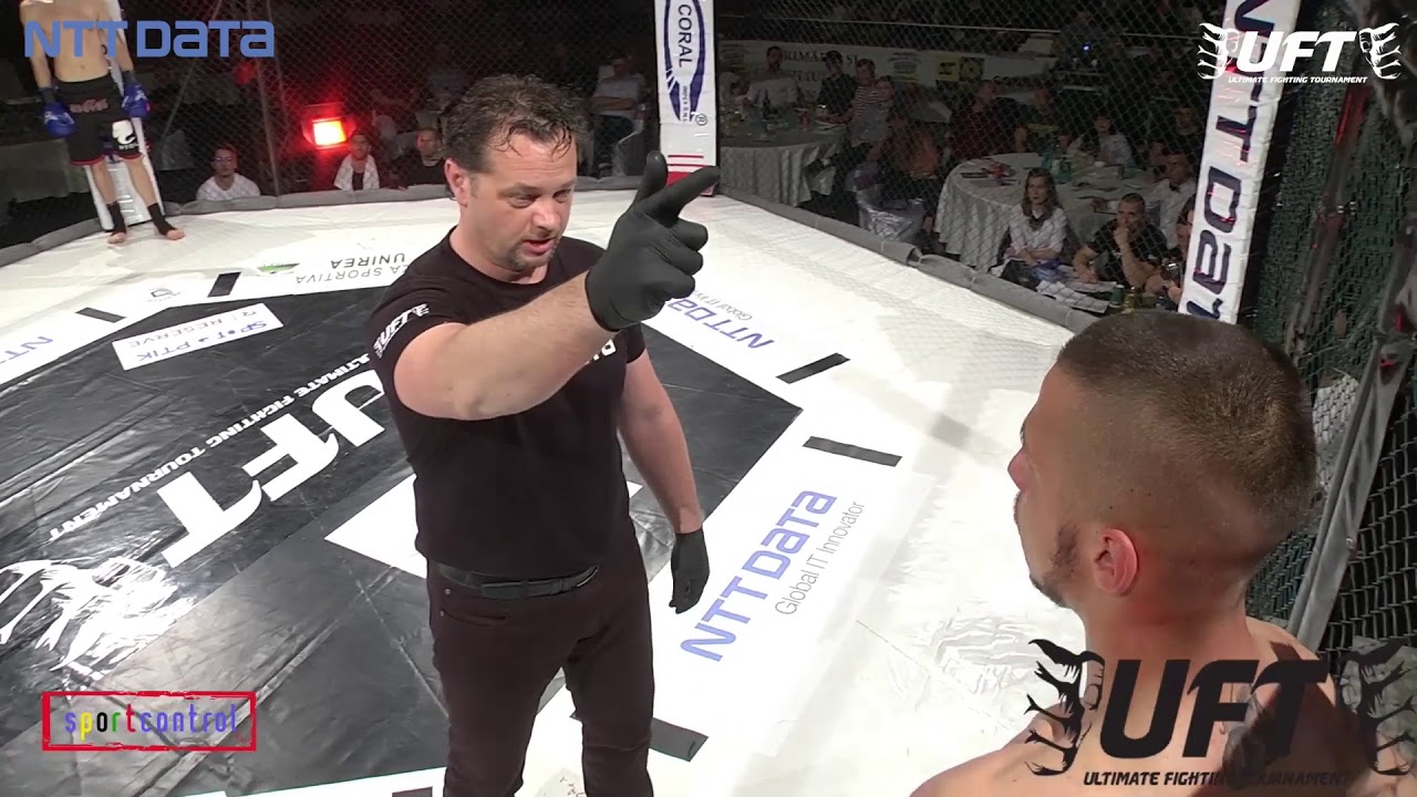 UFT 6 - Baias Adrian PFG Bistrita vs Haris Ferizovic Somo Kick Timisoara, Gala MMA K1 Kickbox Cluj