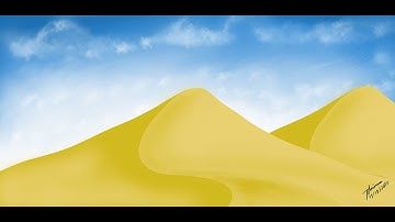 Autodesk Sketchbook | Sand dunes | Beginner