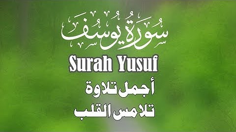 سورة يوسف| تلاوة جميلة|تلاوة مهدئة القاري محمد حسن #القرآن #جمال #تلاوة_خاشعة @EngrMHassan
