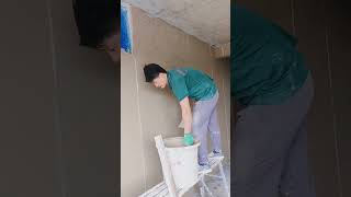 Wall Plastering#Shorts