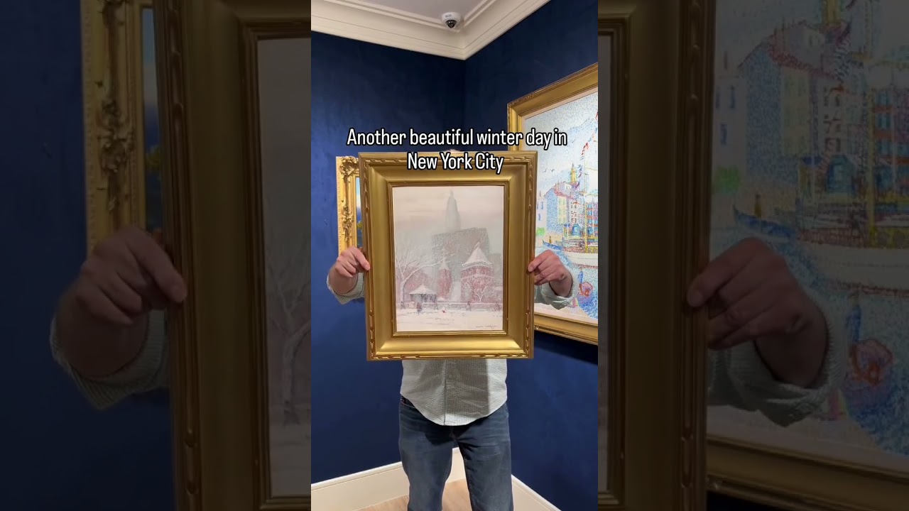 Johann Berthelsen (1883 - 1972) Little Church Around the Corner 