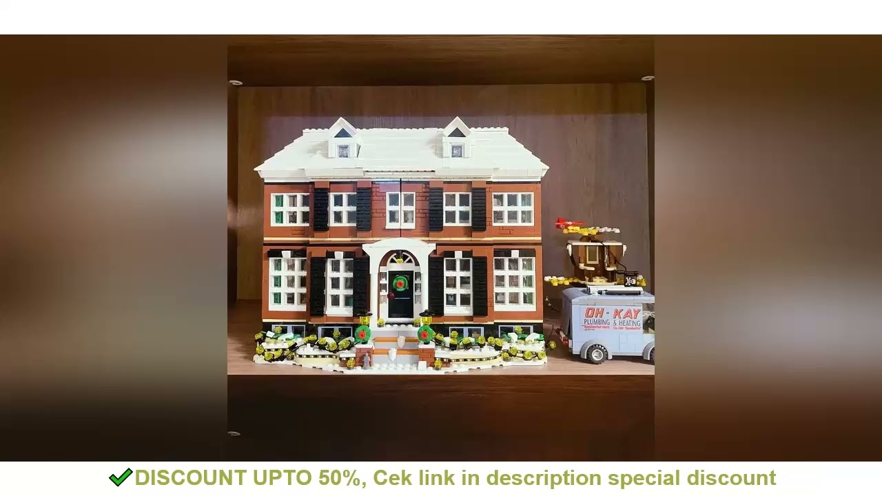 2025 New Ideas Home Alone House Model Building Blocks Bricks Ducation Toy for Boy Kids Christmas Bir