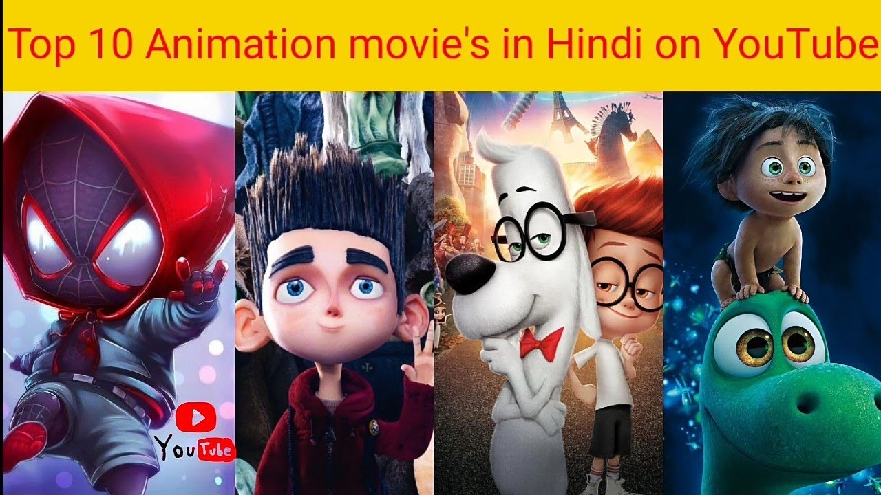 Top 10 Animation Comedy Movies In Hindi On YouTube | Movie Showdown -  YouTube