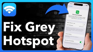 How To Fix Personal Hotspot Greyed Out On iPhone