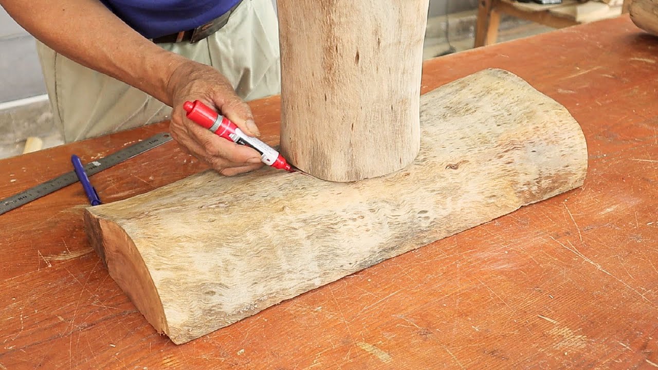 Build A Large And sturdy Dining Table From Solid Wood // Innovative