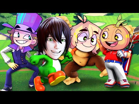 4 YouTuber spielen Mario Golf und einer wird geprankt! 🏌️ Mario Golf: Super Rush