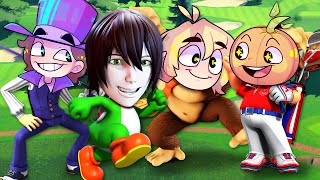 4 YouTuber spielen Mario Golf und einer wird geprankt! 🏌️ Mario Golf: Super Rush