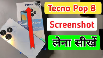 Tecno pop 8 : 3 finger screenshot,Tecno pop 8 me screenshot kaise le | three finger screenshot