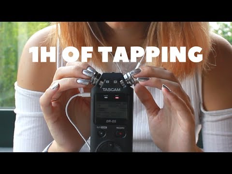 ASMR 1H OF TAPPING NO TALKING! Brain Melting Sounds ??