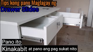 Tips kong pano Maglagay ng Drawer Slides. How to install Drawer Slides. Pagkabit ng Drawer Slides