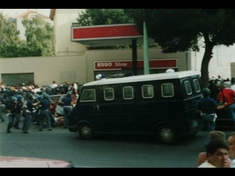 Football Hooligans - England v Holland - Italia '90