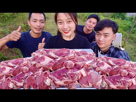 Video TIỆC BÒ TẢNG NƯỚNG MUỐI HẠT DỔI MỪNG NGÀY TÀI EM TRỞ... - youtube