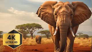 Experience the Majestic World of Elephants in Stunning 4K HDR Ultra HD!
