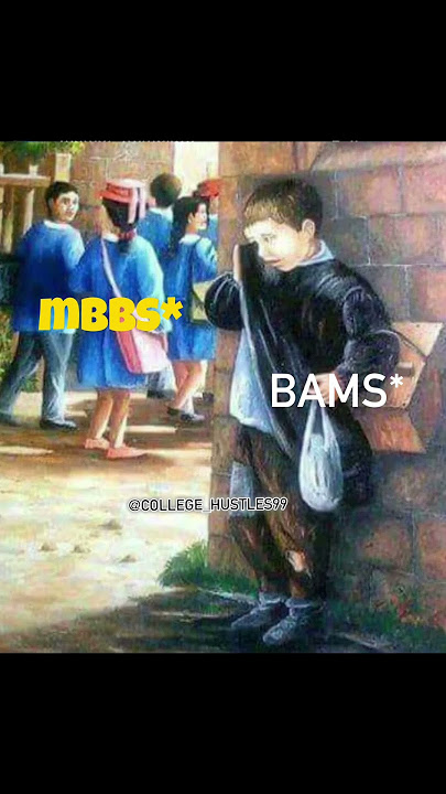 MBBS Vs BAMS 😓 #bams #medicalschool #medicosstuff #mbbs #collegelife #spirituality