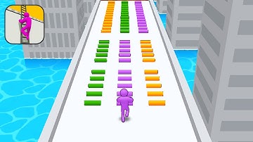 Relaxing Gameplay Roof Rails Top Free Satisfying Mobile Game All Levels BIG UPDATE Walkthrough