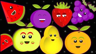 BABY FUNKY FRUIT DANCING In the Summer 🌷🌷🌷 SENSORY VIDEO 🌈💐🌹🌼