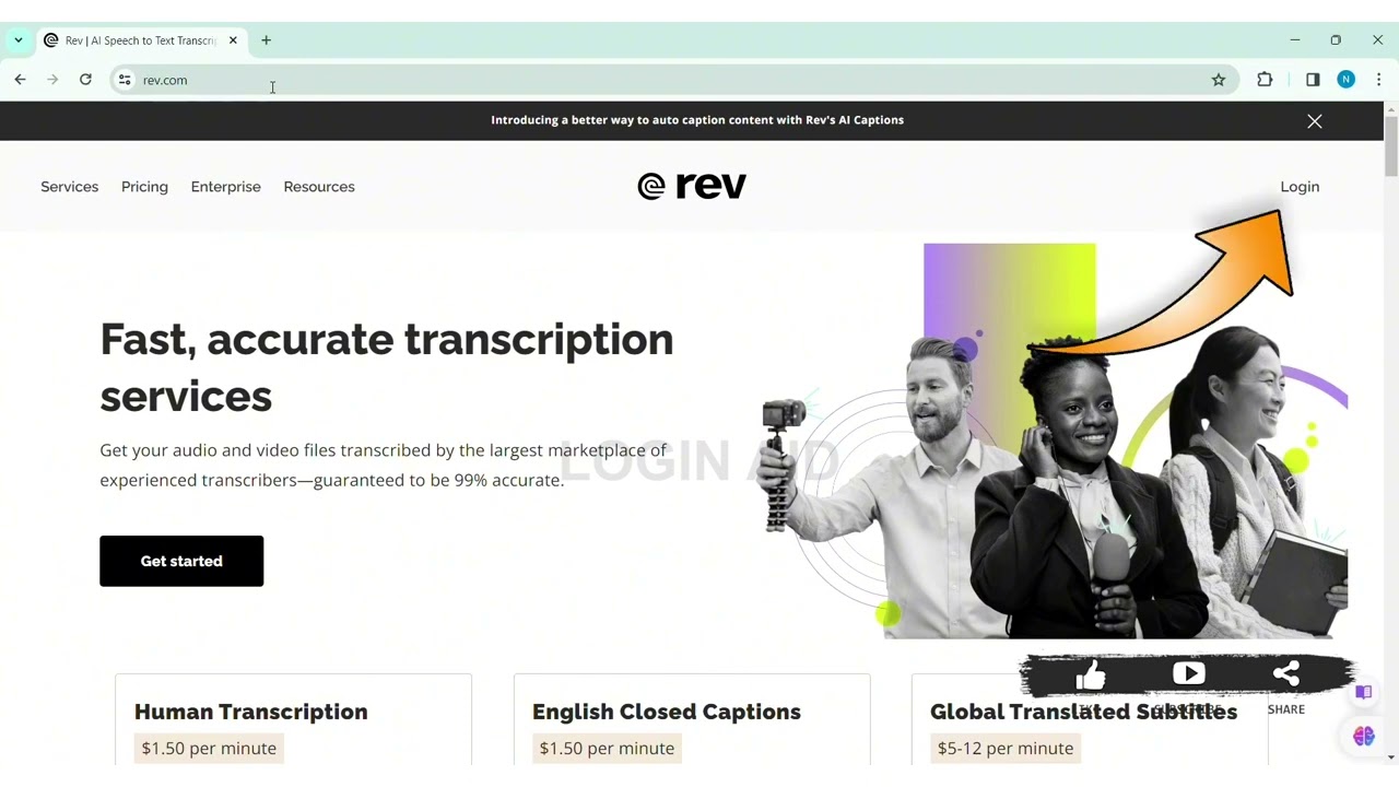 Регистрация аккаунта Rev, руководство по созданию аккаунта 2024 | Создать аккаунт Rev | Rev.com