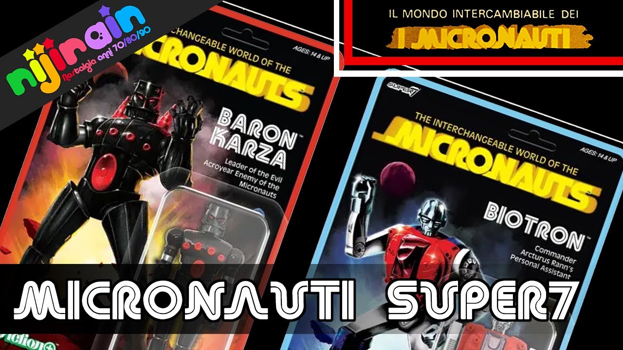 Micronauti SUPER 7 - Nijirain Giocattoli anni 70/80/90