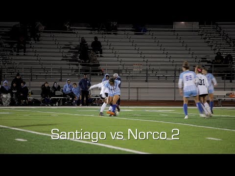 Santiago High School Girls Varsity Soccer | Santiago vs Norco