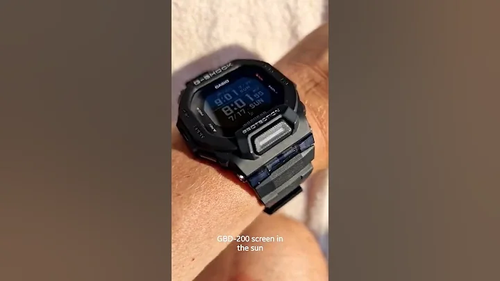 gShock GBD-200 display in the sun - 天天要闻