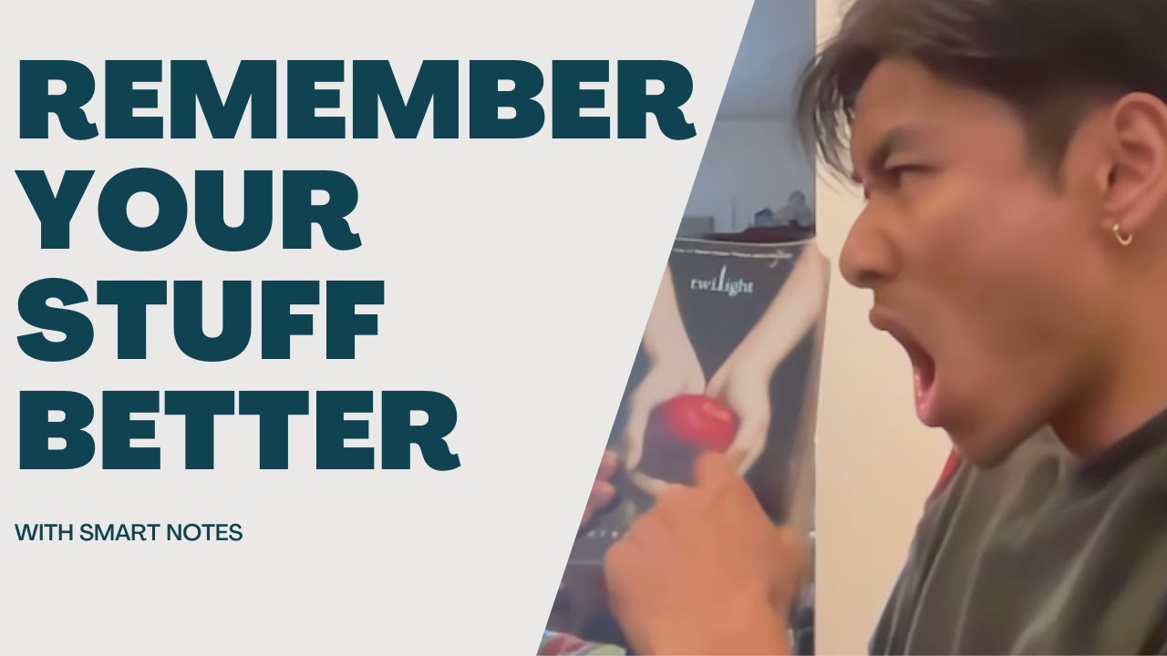 Note For Stuff How to Remember Stuff Better with Smart Notes (in 1.6 minutes) - YouTube