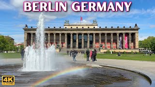Berlin Walking Tour in April 2024  4K City Walk with Real Ambient Sounds [With Captions]