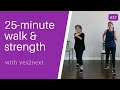 25 MIN WALK & STRENGTH WORKOUT | Seniors, Beginners