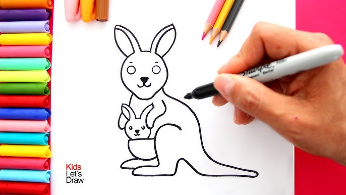 Aprende a dibujar un CANGURO con su bebé | How to Draw a Kangaroo with her baby - YouTube aprende-a-dibujar-un-canguro-con-su-beb-how-to-draw-a-kangaroo-with-her-baby-youtube