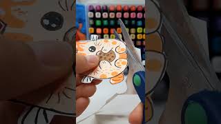 “Cookie Cat Moments 🍪🐱✨” #shorts #touchmarkers #creativestickers