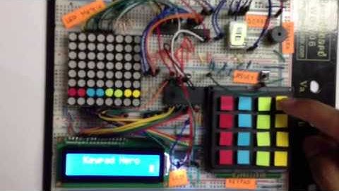UCR CS/EE 120B Winter 2013 Final Project Video -- Andrew Legaspino (Crown Chen), Keypad Hero