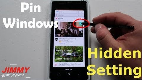Pin Windows - Galaxy Note 8 Hidden Feature