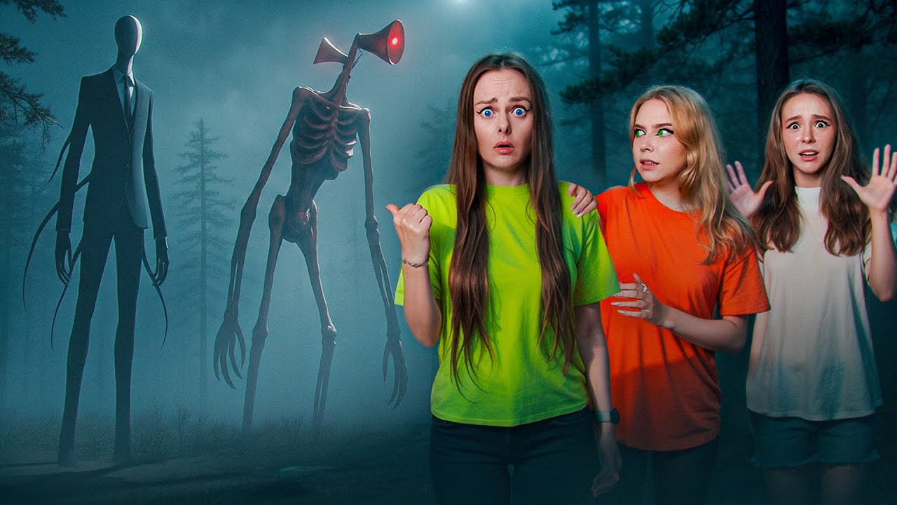 Я СНЯЛА СИРЕНОГОЛОВОГО и СЛЕНДЕРМЕНА в РЕАЛЬНОЙ ЖИЗНИ! **Они вернулись**