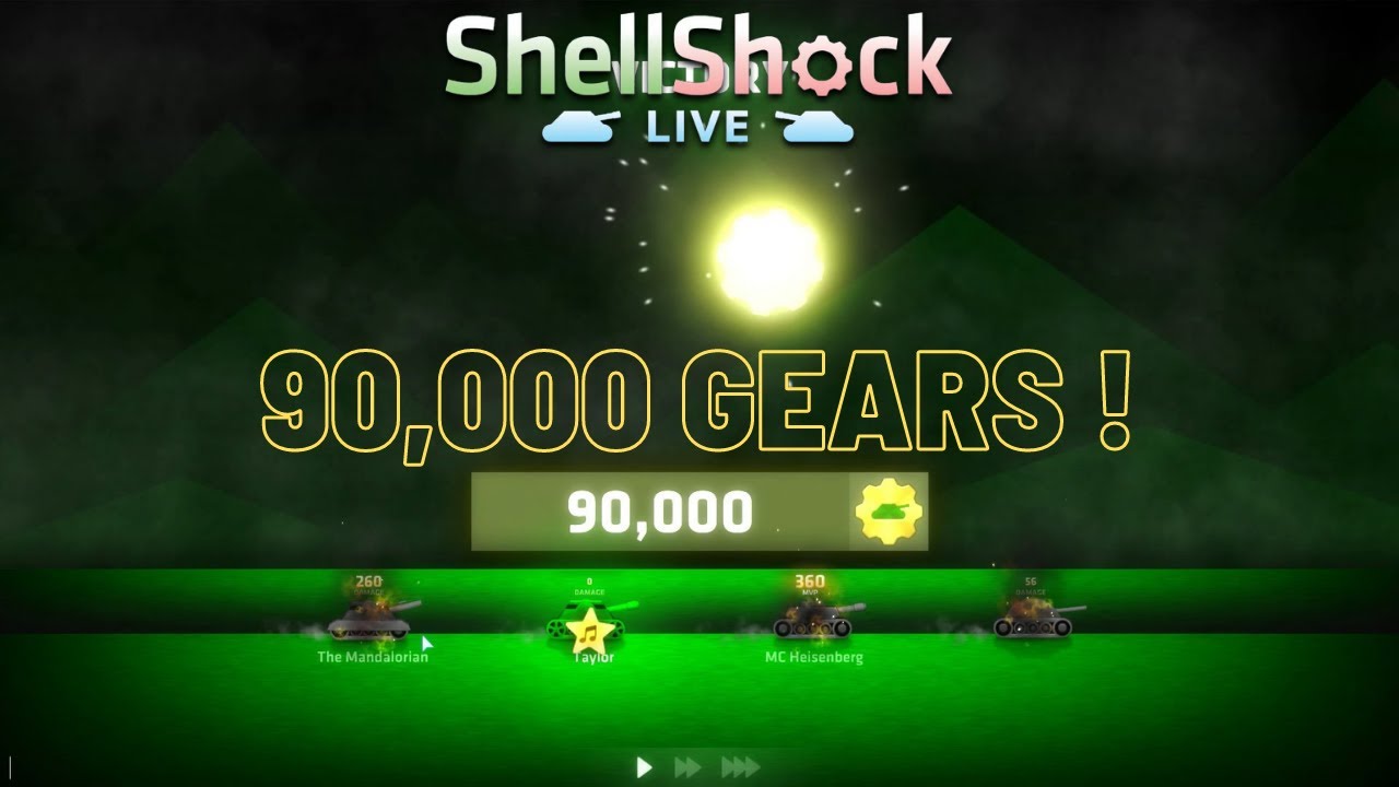 ShellShock Live | 90,000 Gears Collected !