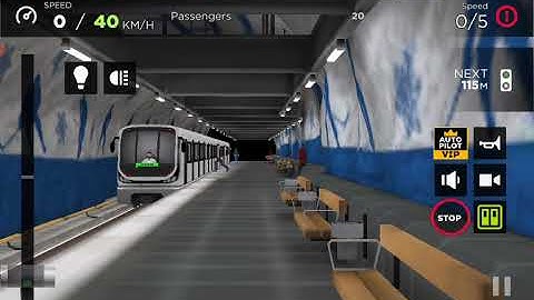Subway Simulator 3D Central Line/Green Line ROUNDTRIP with a Black and White AYG-27