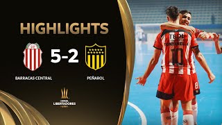 RESUMEN | BARRACAS CENTRAL (ARG) vs. PEÑAROL (URU) (5-2) | CONMEBOL #LIBERTADORESFS 2024