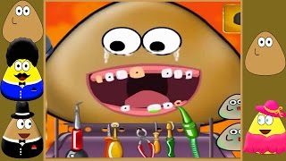 POU VAI NO DENTISTA | JOGO DO POU | POU GAMES | KIDS TV BR screenshot 5